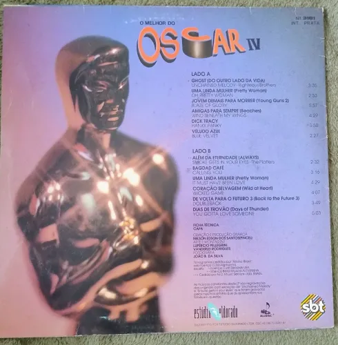 Disco Vinil O Melhor do Oscar IV