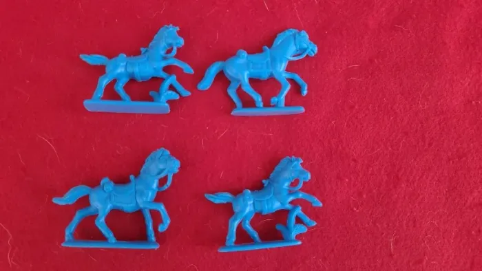 Lote de cavalos Forte Apache década de 2000 AZUIS