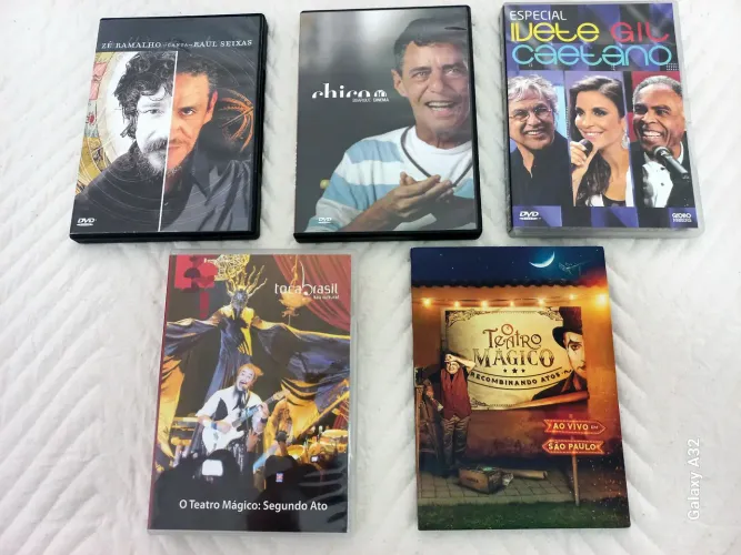 Dvd Zé Ramalho, Chico, Teatro Mágico, Ivete, Caetano e Gil