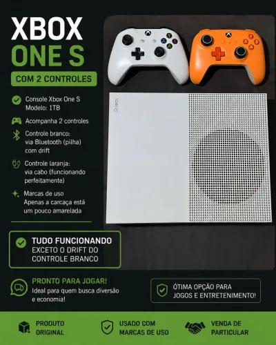 ? XBOX ONE S 1TB À VENDA ?