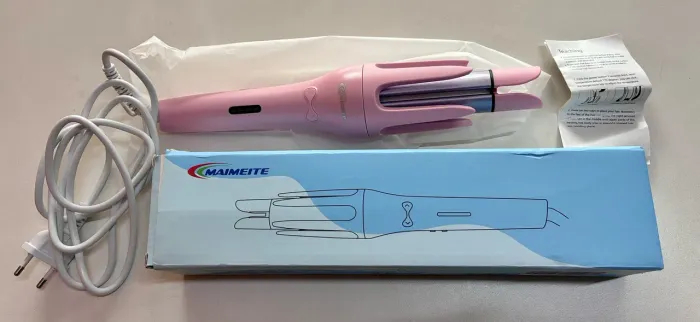 modelador de cachos automático maimette 32mm rosa