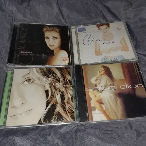 Lote 4 cds Celine Dion- leia