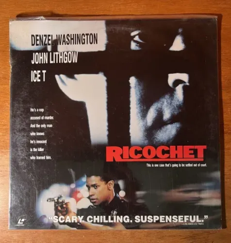 Laserdisc LD - Sem Limites para Vingar (Ricochet) - EM ÓTIMO ESTADO AINDA NO PLÁSTICO