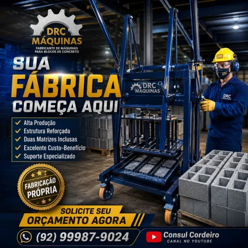 Máquinas para Blocos de concreto