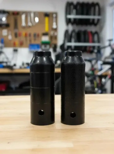 Pedaleira Trolhão para Bicicleta Bike BMX Aço Preto Apoio de Pé 9mm