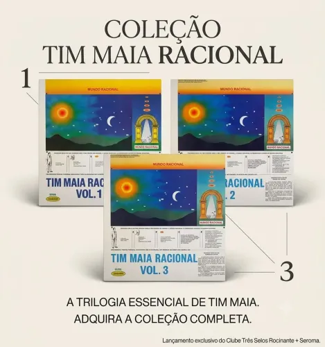 Coleção Tim Maia Racional Vol. 1, 2 E 3 - Trilogia Em Vinil LP