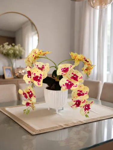 Lindo arranjo de orquídeas