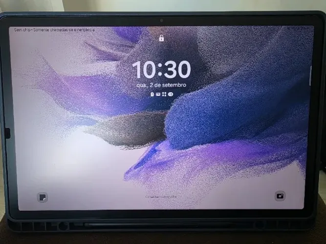 [Impecável] Samsung Galaxy Tab S7 FE + SPen + Capa Protetora + Película extra