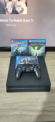 Ps4 Slim valor já entregue vai 3 jogos