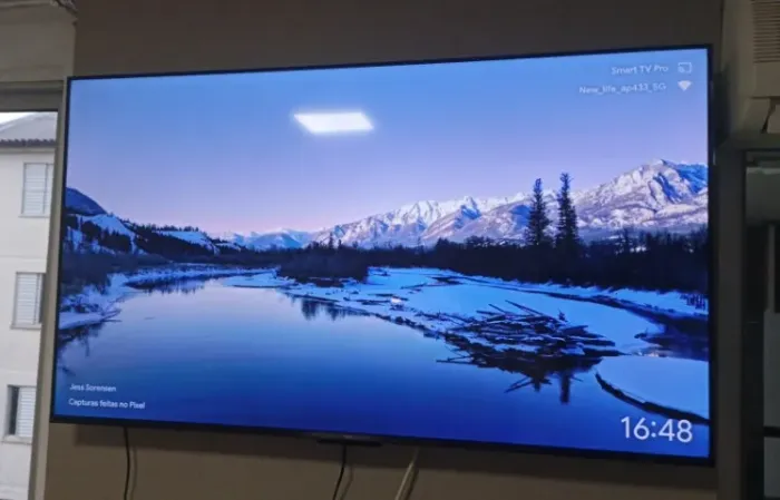 Smart TV 50" TCL 4K UHD QLED 50P7K Google TV AiPQ Google Assistente 3 HDMI