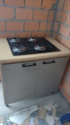 Balcão e fogão