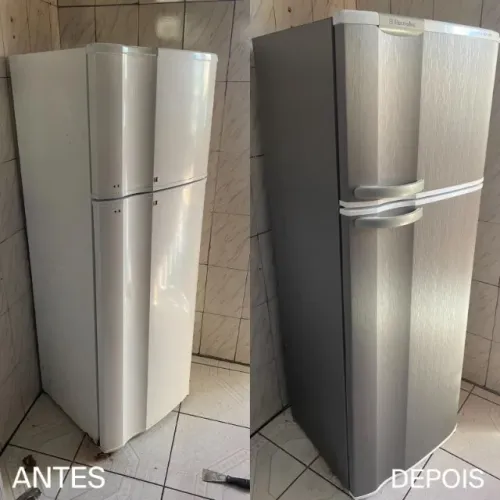 Envelopamento de geladeira
