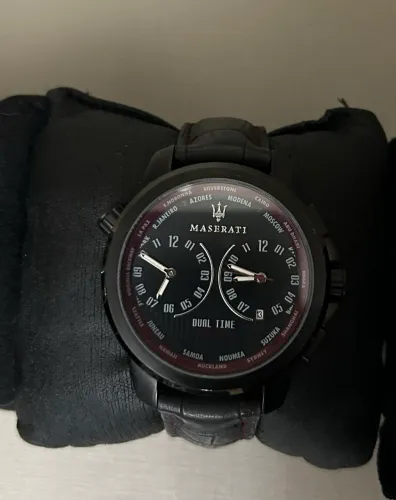 RELÓGIO MASERATI SUCCESSO DUAL TIME R *2 MEN'S WATCH