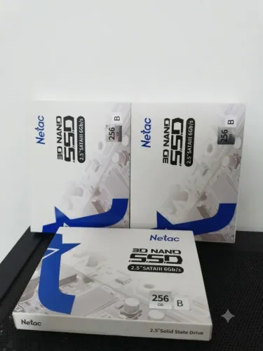 SSD Netac carcaça de metal 256gb