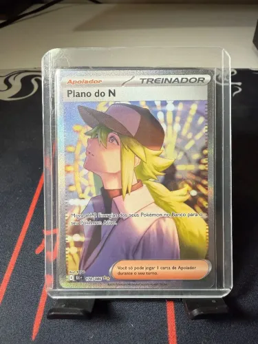 Carta Pokemon - Plano do N 170/086 - Black Bolt/Raio Preto