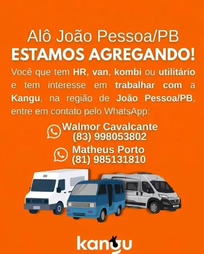 OPORTUNIDADE DE EMPREGO EM JOÃO PESSOA!
