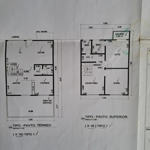 Casa em vilagio com 22 unidades