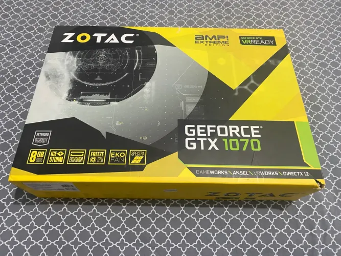 ? GTX 1070 8GB ZOTAC AMP EXTREME - ORIGINAL E MUITO CONSERVADA