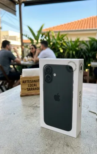iPhone 16 Black 128GB Novo Original