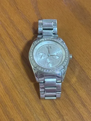 Relógio Armani Exchange Feminino Cravejado