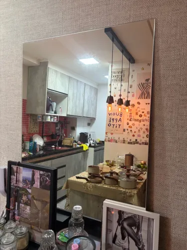 Espelho Grande Retangular Sem Moldura | Minimalista e Elegante