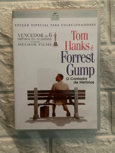 DVD FORREST GUMP O CONTADOR DE HISTÓRIAS edição especial para colecionador