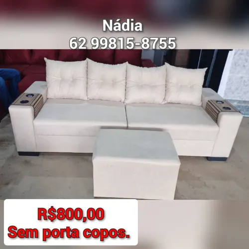 SOFÁ 4 LUGARES NOVO