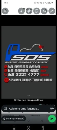 Serviço de guincho valor 180