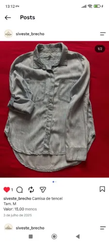 Camisa de tencel