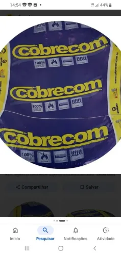 Cabo de 16mm cobrecon 200 metros 1kv.