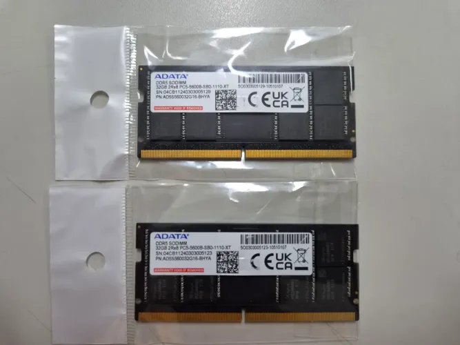 Memória DDR5 32Gb 5600Mhz AData (2 Unidades)