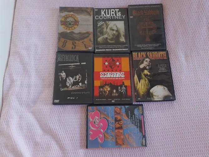 dvd's de rock R$ 40 cada um só venda não troco por nada