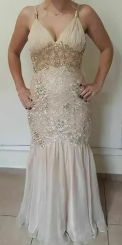 Vestido Nude 36/38