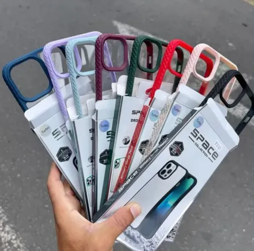 Capa Space Silk Premium Iphone linha 11 12 13 14 15 16  até o pro max