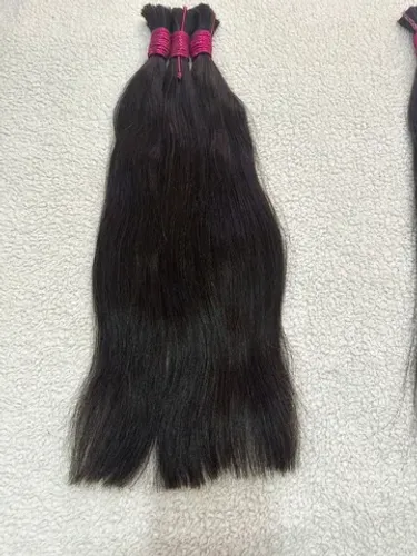 cabelo humano/ liso 45 cm