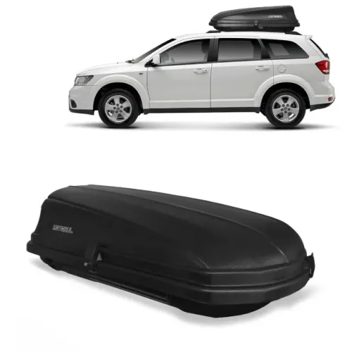 Bagageiro de Teto - Malieor Baú - 650L Preto - Motobul