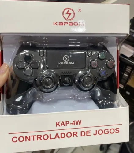 Controle Para Vídeo Game Compatível com Ps4 Kapbom Kap-4W  Loja Coimbra Computadores