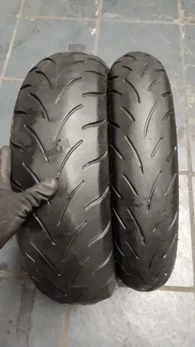Par pneu usado Dunlop GPR 120/70-17 e Sport Max D220 160/60-17