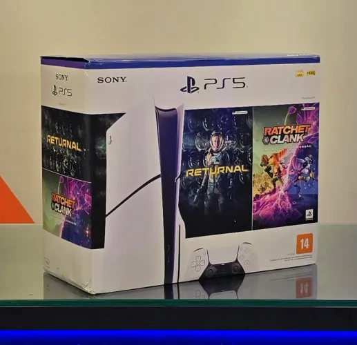 OFERTA - PS5 Slim 1TB c/ Garantia + Brinde (02 Jogos Fisicos) - Garanta já o seu!