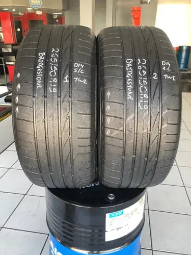 Kit 02 Pneus Bridgestone Dueler H/p 265/50r19 110w(usados)