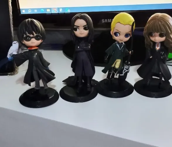 Harry poter, Hermione, Severus Snape, Draco Malfoy ,14 cm de altura preço por unidade