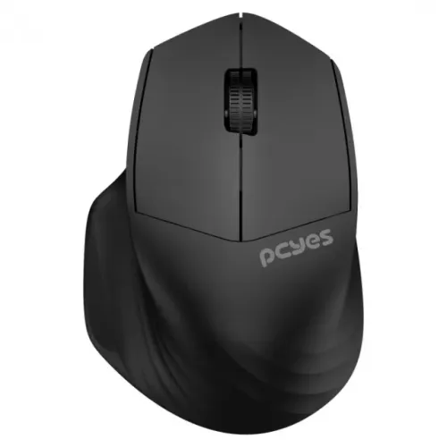 Mouse Sem Fio Bluetooh Pcyes Dash Black Preto 1500DPI Clique Silencioso - WZetta