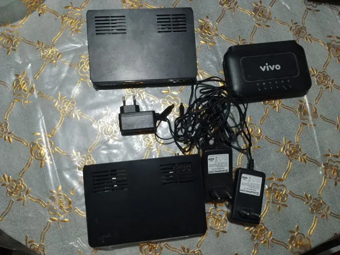 Modem com adaptador