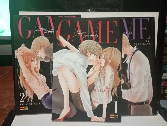 Mangá Game - Volumes 1,2 e 3