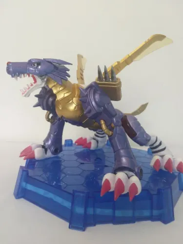 Action Figure MetalGarurumon - Coleção Digimon Adventure
