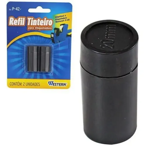 Refil Tinteiro P/ Etiquetadora Kit C/2pçs 863307