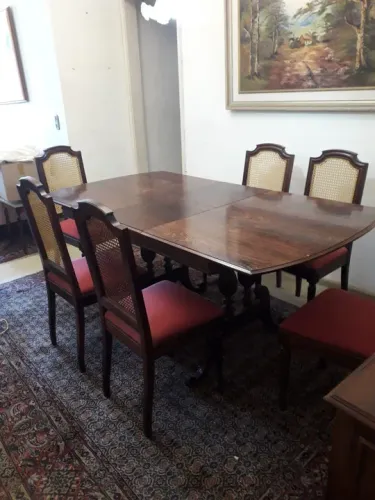 Mesa Jacarandá extensível  - Anos 60
