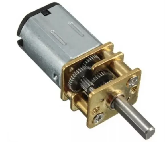Motor Micro Dc De 3v a 12v 300rpm Com Caixa De Redução N20 Automação Robótica COD-AM609  