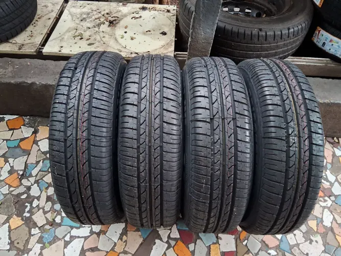 Jogo de rodas de ferro aro 14/4 furos originais Ford Courier Ka Fiesta e outros 