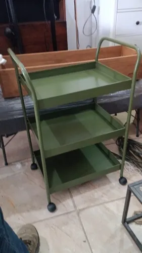 Carrinho OLLE TOK&STOK verde musgo